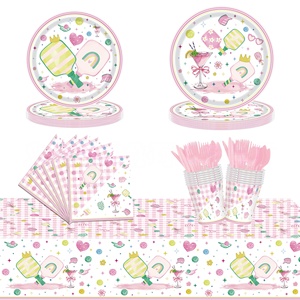 Nouvelle Décoration de Fête Thème Pickleball Muguang Yuntong : Assiettes en Carton Jetables, Nappe, Gobelets et Accessoires pour Activités de Team Building - Product Image 1