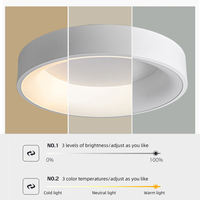 Plafonnier LED moderne minimaliste en fer nordique pour chambre à coucher, salon, balcon, couloir