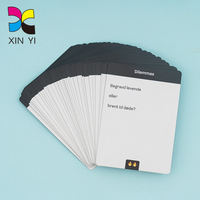 Jeu de cartes de jeu de conversation de couple sur mesure impression de jeux de société fabricant adulte avec boîte