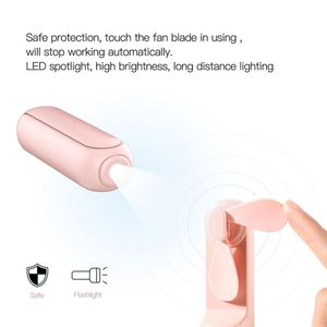 Verano portátil Mini ventilador de mano pequeño y encantador oso Usb plegable multipropósito al aire libre ventilador recargable ventilador de escritorio para la casa - Product Image 6