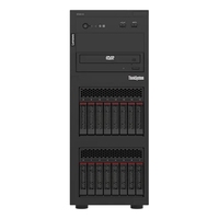 Untuk Server Tower ThinkSystem ST250 V3 Intel Xeon E-2400/Xeon 6300 1-Socket 8-Core 5.6GHz DDR5 ECC 128GB Enterprise