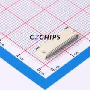 FPC-0.5FX-25PWCR-H20 FFC/FPC Connector SMD,P=0.5mm,Horizontal Mount Connector Flip Cover Type Bottom Contact 25P 0.5mm - Product Image 2