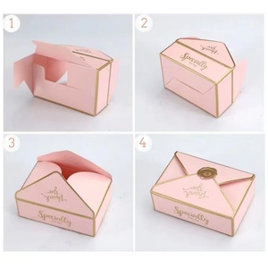Caja de cartón multifuncional con formas variadas, tipo avión, para joyería, tipo folio de una pieza, plegable tipo concha, venta al por mayor. - Product Image 6