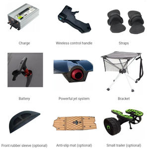 Tabla de surf eléctrica Power Jet Board Juego de tres <span class=keywords><strong>aletas</strong></span> de fibra de carbono que incluye aleta central y <span class=keywords><strong>aletas</strong></span> traseras - Product Image 6