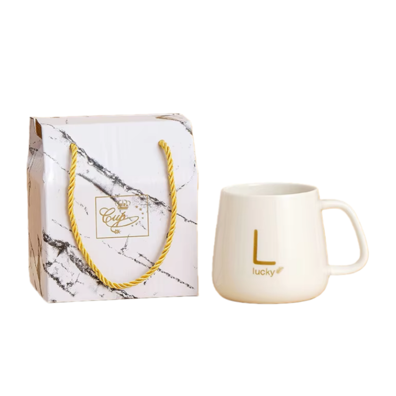 Copa L individual blanca