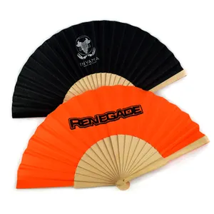 Factory Supply Promotional Gift Handheld Fan Spanish Wooden Hand Fan with Custom Design