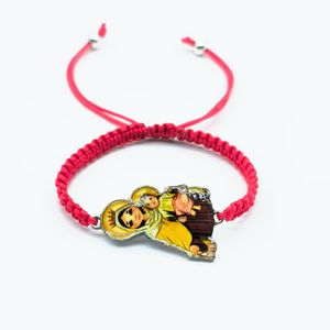 LC20250721 Rosario all'Ingrosso con <span class=keywords><strong>Corda</strong></span> Intrecciata <span class=keywords><strong>in</strong></span> Macramè della Beata Vergine Maria, Portafortuna Religioso - Product Image 5