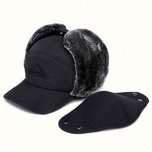 Nouveau bonnet de ski russe épais et chaud pour homme, style trappeur avec cache-oreilles, idéal pour le cyclisme, la pêche et les sports d'hiver - Product Image 3
