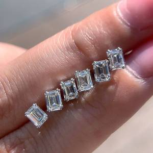 Pendientes de Oro de 18K Xinfly, Pendientes de Oro Real Au750 con Diamantes Naturales, Joyería Fina para Mujer, para Bodas, Uso Diario, Regalo - Product Image 5