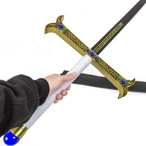 Katana Japonesa de Anime de 127 cm, One Piece, Samurai, 2CR13, Dracule Mihawk, Accesorio de Cosplay, Ojos de Halcón, Yoru, Espada Grande de Juguete - Product Image 5