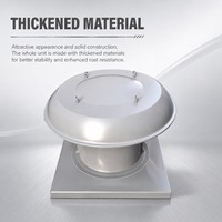 Ventilateur d'extraction axial électrique à haut rendement de qualité supérieure pour toiture, en acier inoxydable, OEM/ODM, pour cuisine commerciale