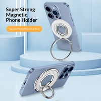 Support de téléphone magnétique double face personnalisé avec anneau rotatif, support de voiture et support de bureau, modèle MP-43 OEM ODM