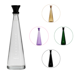 Popolare Bottiglia in Vetro Cristallo Bianco Multicolore di Alta Qualità da 700ml per Conservare Vodka, Tequila, Brandy, Whiskey <span class=keywords><strong>e</strong></span> Vino - Product Image 1