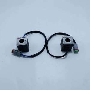 Bobine d'électrovanne 24V/12V de haute qualité avec petit connecteur carré, adaptée aux pièces de machines d'ingénierie Sanyi - Product Image 2