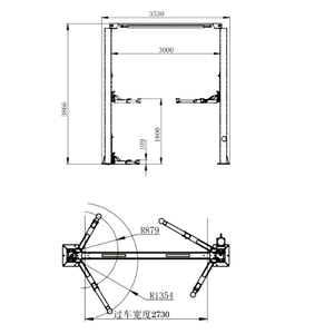 Elevador Hidráulico para Autos VetimeTools VET002 de 8818lbs/4000kg, de 2 Postes y Doble Cilindro, con 10 Años de Vida Útil y 12 Meses de Garantía para Garaje Doméstico - Product Image 4