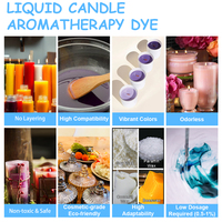 Colorant liquide pour bougies 1 kg, haute concentration, en vrac, sûr et naturel pour la fabrication de bougies à la cire de soja