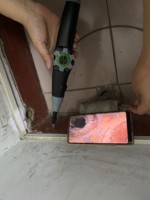 Endoscope vidéo professionnel double Wi-Fi avec sonde de 4 mm et câble de travail de 1 m