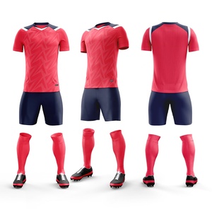 Ensemble de maillots de football en gros maillot de sublimation maillot de football à la mode <span class=keywords><strong>entraînement</strong></span> de football par équipe pour enfants - Product Image 2