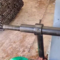 Machine à rouler les fils à haute efficacité pour le traitement des filets des tiges de vis d'échafaudage