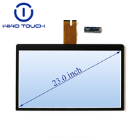 Module LCD tactile PCAP personnalisé de 23 pouces à faible consommation d'énergie pour les équipements de contrôle marin et industriel