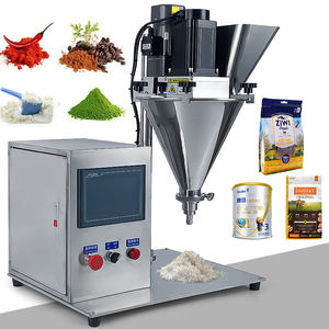 Máquina de llenado de polvo semiautomática de sobremesa con dosificador de tornillo sin fin para leche, especias, proteínas, café, harina, chile, productos químicos, de alta precisión - Product Image 2