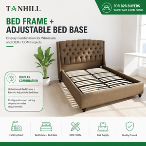 Electric Adjustable Foldable Soft <strong>Bed</strong> Frame with Storage Wooden <strong>Slats</strong> Base <strong>Double</strong> <strong>Bed</strong> - Product Image 1
