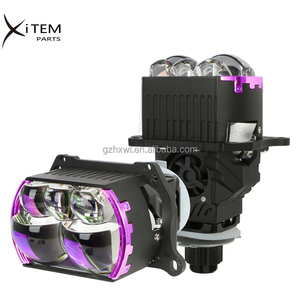 XITEM F5 220W Lente de Proyector Bi-LED con 17 Chips 6000K, Foco para Motocicleta, Luces LED Todoterreno, Luz Alta y Baja H4 <span class=keywords><strong>H7</strong></span> - Product Image 2