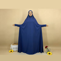 Robe Abaya de Prière Portable Faite à la Main, Respirante, Légère, en Polyester, Coupe Slim, Antistatique, Grande Taille, Longueur Cheville, Printemps