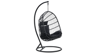 Fauteuil suspendu d'extérieur / Fauteuil œuf en rotin PE / osier