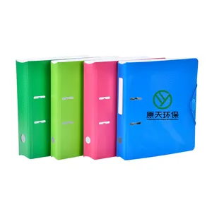 Usine En Gros PP Mousse Plastique Couverture Conceptions Bureau École Papier De Stockage A3 A4 A5 Produits De Classement Levier Arc Fichier Avec Corde