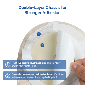 ZODELO Sacca per stomia monopezzo economica in tessuto non tessuto leggero, tagliabile 20-65mm, con filtro al carbone assorbente odori, certificata CE Classe II - Product Image 4