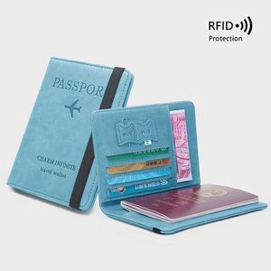 X515 High Quality Luxury Pu Leather <b>Document</b> Storage Bag Card <b>Holder</b> <b>Travel</b> Wallet Credit Card Wallet Rfid Blocking Card Passpor - Product Image 2