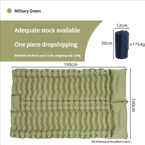 <span class=keywords><strong>Matelas</strong></span> pneumatique de camping pliable ultraléger avec pompe à pied intégrée, portable pour usage extérieur et hospitalier, capacité de charge de 150 kg - Product Image 6