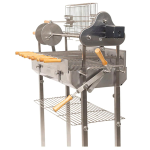 Griglia a Carbone Multifunzionale Deluxe Cipriota con <span class=keywords><strong>Girarrosto</strong></span> in Acciaio Inossidabile - Product Image 2