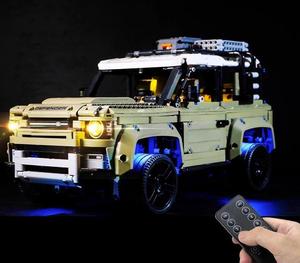 Land ROVER DEFENDER Lắp ráp khối xây dựng off-road xe <span class=keywords><strong>Jeep</strong></span> Mô Hình độ khó cao Đồ chơi khối xây dựng - Product Image 3