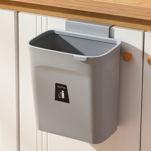 Nhà bếp treo Thùng rác có thể tủ bếp với nắp treo tường Thùng rác bin nhựa nhà tường Thùng rác - Product Image 4