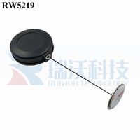 Huawei — moulinet à cordes rétractable RW5219, avec plaque circulaire en métal collant, diamètre de 22mm, livraison gratuite