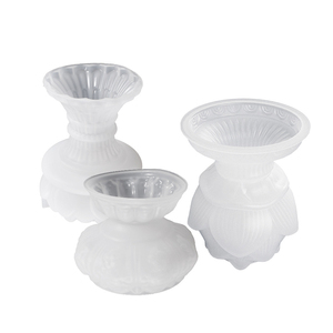 Tealight tempat lilin Resin cetakan Lotus teh cahaya lilin cetakan silikon untuk Resin bunga Votive cetakan silikon - Product Image 6