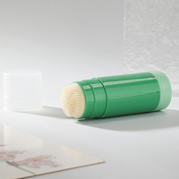 Nouveau design Bouteilles de lotion cosmétique en plastique de 30ml Conteneur vide de sérum de soin de la peau Emballage déodorant avec tête de brosse en silicone