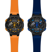 Digitaluhr Herren Wasserdichte Sport uhren Edelstahl Quarzuhr Armbanduhr