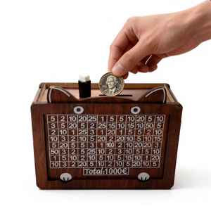 Hucha <span class=keywords><strong>de</strong></span> Madera <span class=keywords><strong>de</strong></span> Pino Hecha a Mano, Sin Terminar, Personalizable, Diseño <span class=keywords><strong>de</strong></span> Casa <span class=keywords><strong>de</strong></span> Madera, 1 Lakh RS, <span class=keywords><strong>Caja</strong></span> <span class=keywords><strong>de</strong></span> <span class=keywords><strong>Ahorro</strong></span> <span class=keywords><strong>de</strong></span> Dinero para Niños - Product Image 1