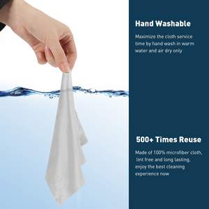 サングラスレンズ用のカスタム大型眼鏡タオルクロス、プリント付きシャモアマイクロファイバーレンズクリーニングクロス - Product Image 4