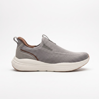 Zapatos Casuales Sin Cordones para Hombre, Parte Superior de Tejido Transpirable, Entresuela Acolchada, Suela de Goma Antideslizante, Zapatillas para Caminar, Venta al Por Mayor, Fábrica OEM
