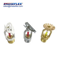 Tête de sprinkler en laiton à réglage facile et réponse rapide pour basse pression d'eau EHASE EH007SR, sprinkler suspendu anti-incendie