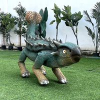 Modelo Animatrónico Realista de Dinosaurio Eléctrico Simulado, Robot Mecánico Perro Robot para Uso en Interiores y Exteriores