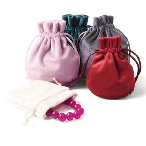 Venta al por mayor de bolsas de terciopelo de alta calidad, bolsas de franela de colores, bolsas para joyería, bolsas con cordón, bolsas de regalo con logotipo personalizado - Product Image 3