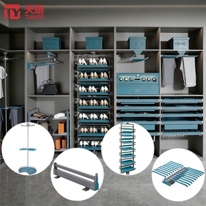 TIANYI - Accesorios Premium para Armarios, Estantes Extraíbles, Perchero Giratorio para Bufandas y Toallero para un Almacenamiento Ordenado - Product Image 1