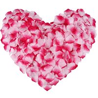 100 pièces de pétales de roses artificielles, pétales de roses rouges pour une soirée romantique, mariage, demande en mariage, anniversaire, décorations florales, cadeaux