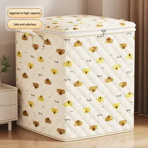 Wholesale High Quality Multifunctional Home Fabric Storage Bag Bedroom Quilt Clothes Storage Box