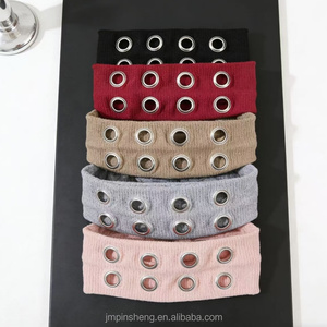 Bandeau large élastique style Y2K Punk pour fille, accessoire de <span class=keywords><strong>cheveux</strong></span> sportif de style européen et américain, design unique évidé - Product Image 4